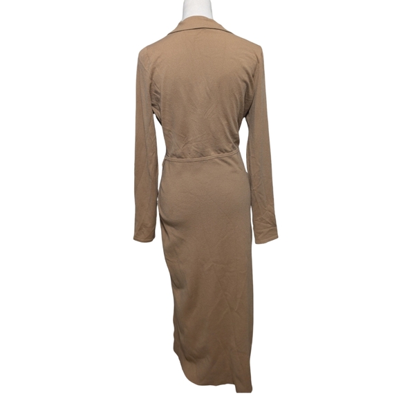 PAIGE Carmen Sweater Dress Size Large Camel Tan - Picture 10 of 15